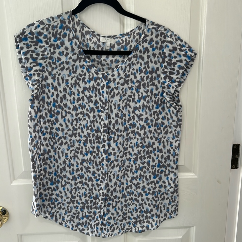 Joie cap sleeve blouse